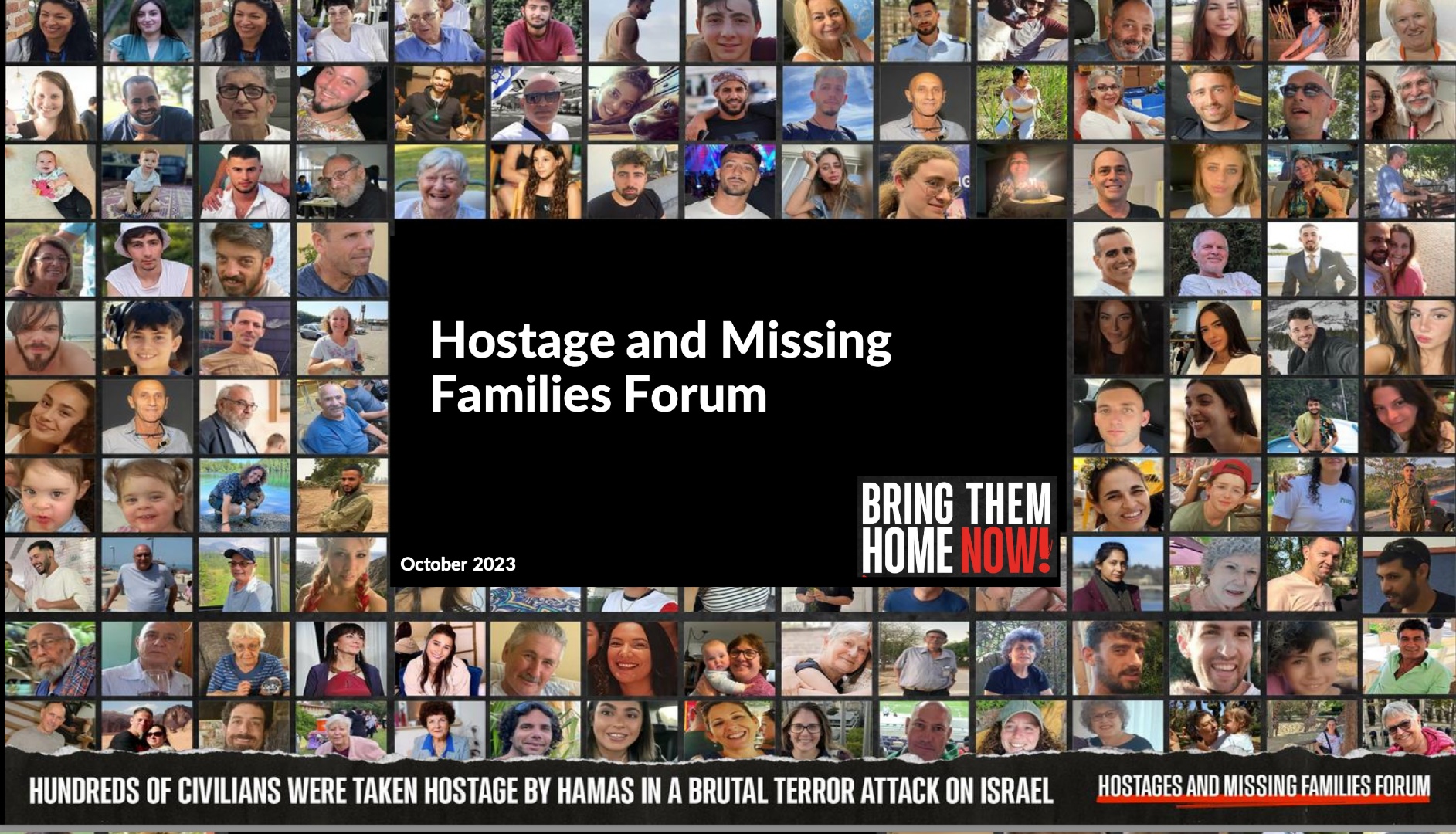 Hostages & Missing Families Forum | 